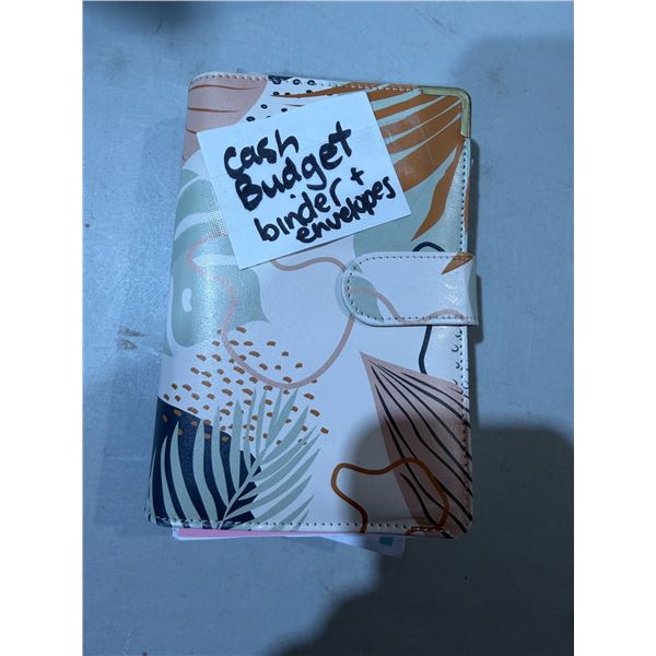 Cash, budgeting, binder, and envelope