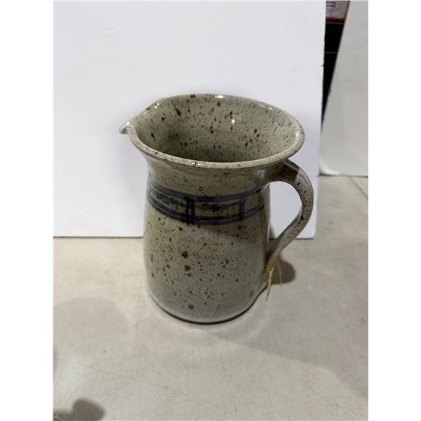 Pottery pitcher