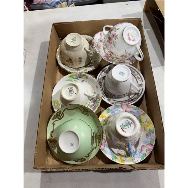 Tea cups and saucers