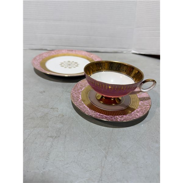 BABARIA  EBERTHAL West German, teacup saucer and lunch plate