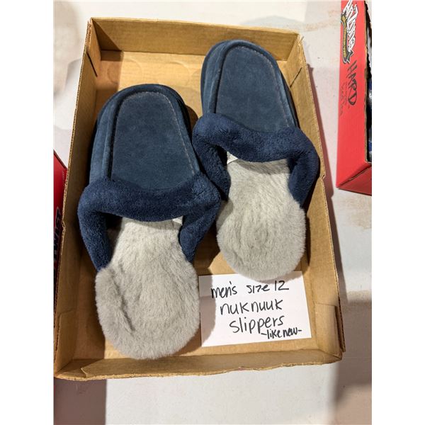Men's size 12 NUKNUUK slippers