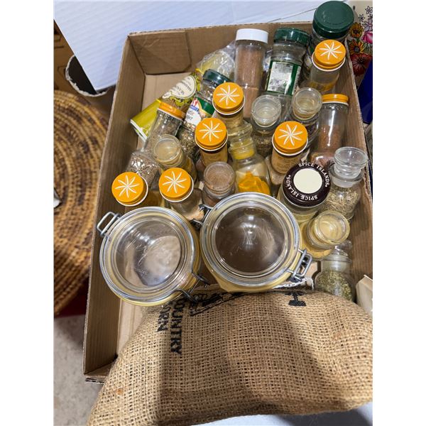 Spices and spice jars