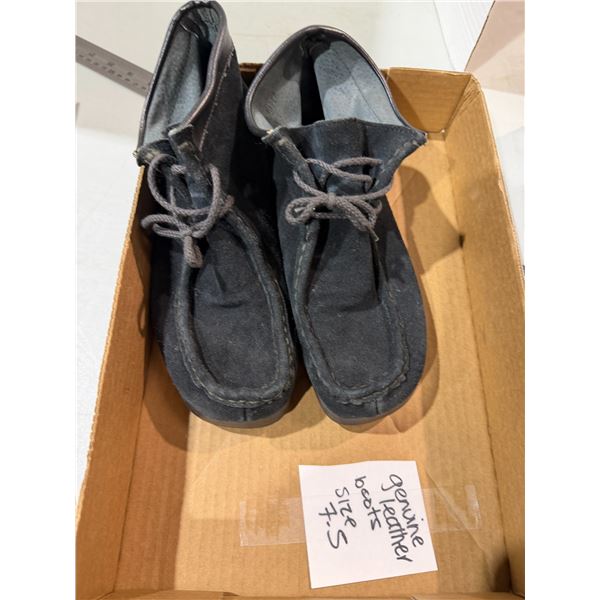 Genuine leather boots size 7.5