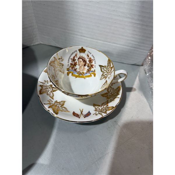 Stanley tea cup, and saucer