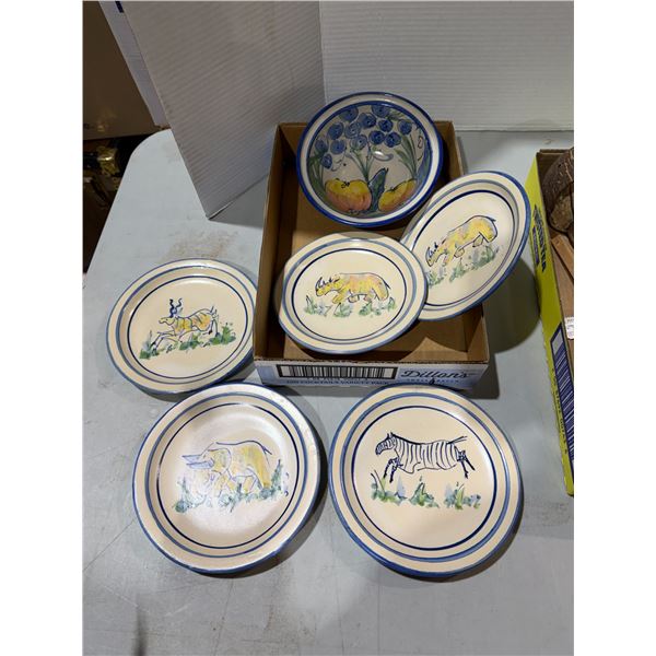 Find pottery dishes