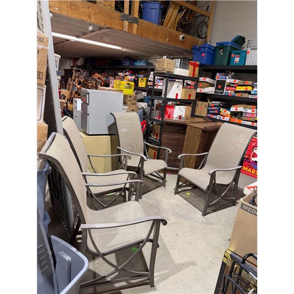 4 patio chairs