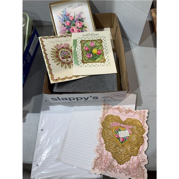 Cards, note paper, etc.