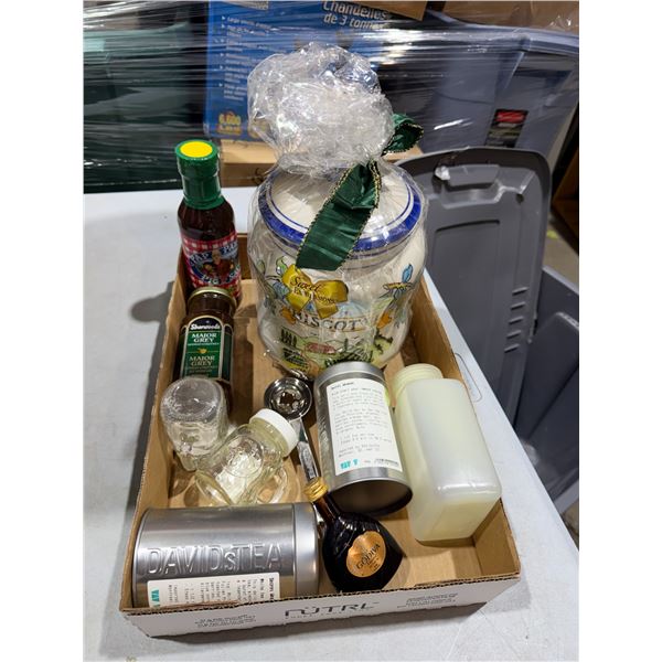 Tins and other items