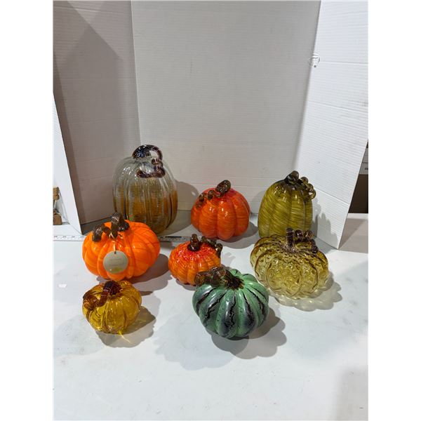 Glass Gord decor pumpkin