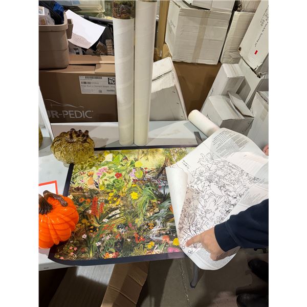 Posters and coloring sheets