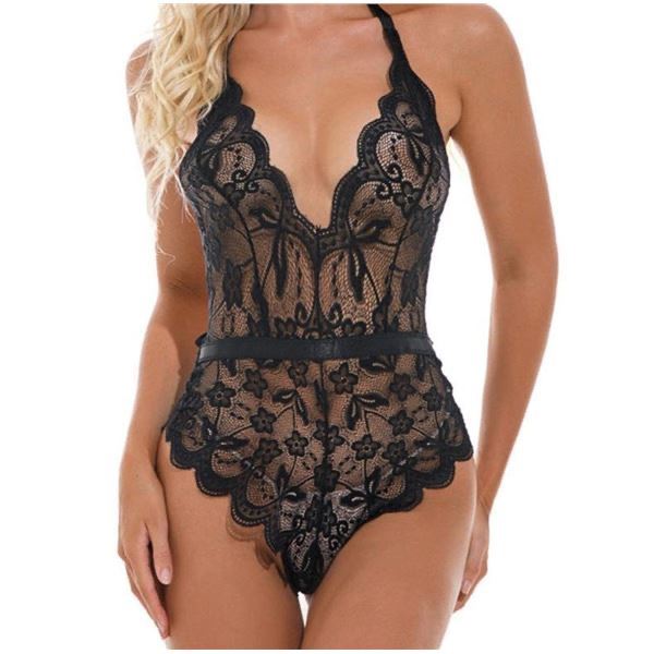 Tyra - BLUE teddy (one piece) Size L