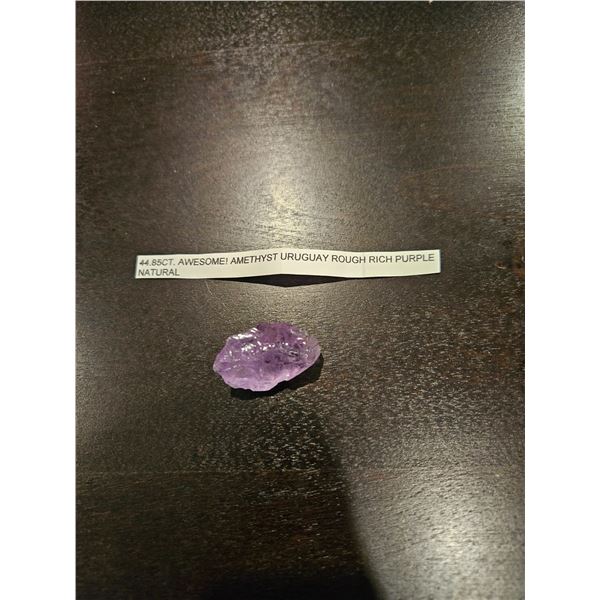 44.85ct rough rich purple Amethyst