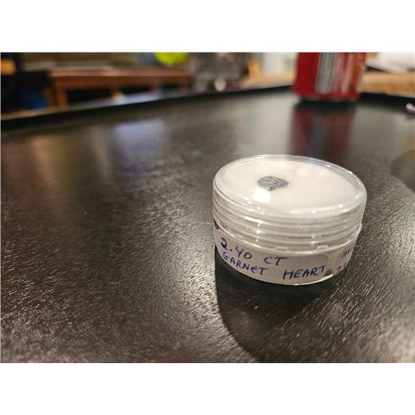 2.40ct Garnet heart shape stone