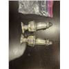 Image 2 : Silver plated Coronet Salt & pepper shakers