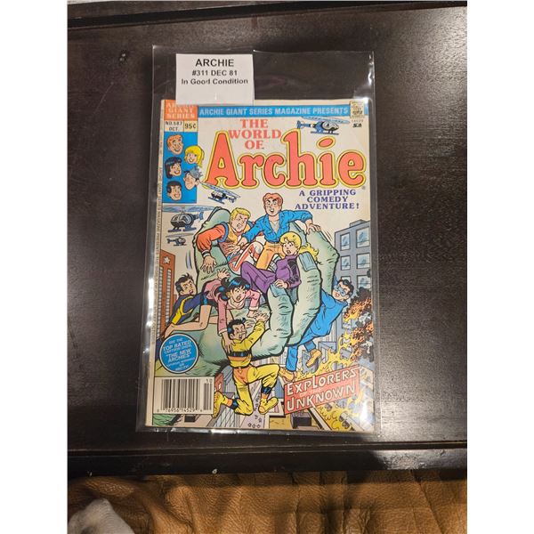 Archie #311 Dec '81 Comic