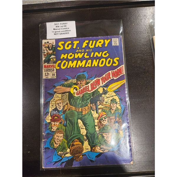 SGT Fury #56 July '68 Comic