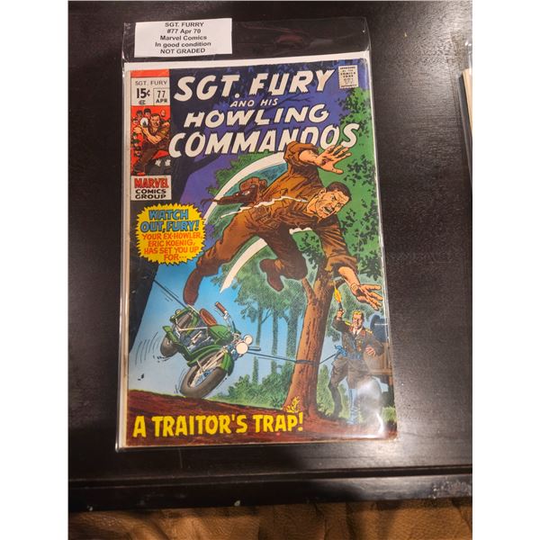 SGT Fury #77 April '70 Comic