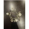 Image 1 : Sterling Silver Charm bracelet 41g