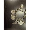 Image 2 : Sterling Silver Charm bracelet 41g