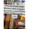 Image 4 : Sterling Silver Charm bracelet 41g