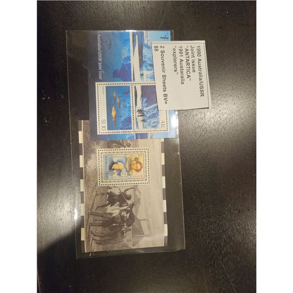 1990 Australia/USSR joint issue stamps