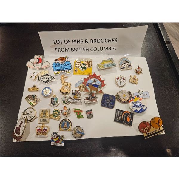 British Columbia pins & Brooches