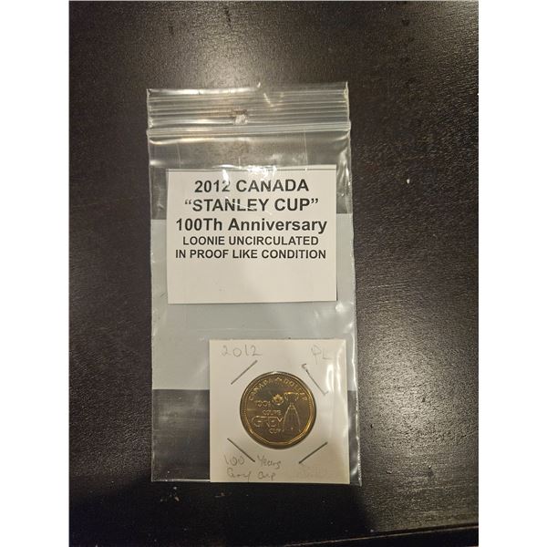 2012 Canada "Stanley Cup" Loonie
