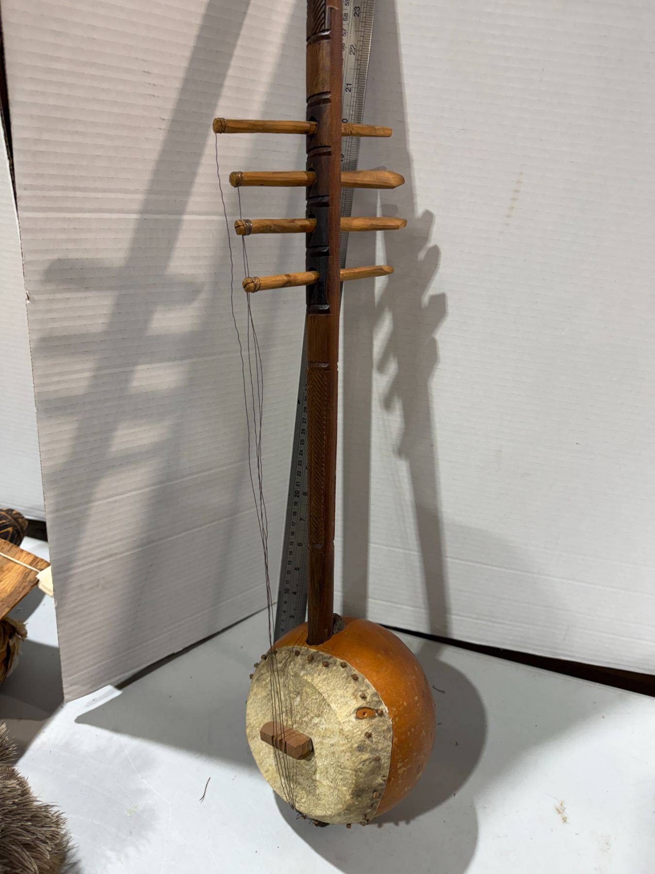 African Ngon Instrument West African stringed instrument known as a Kamale N'goni or Ngoni
