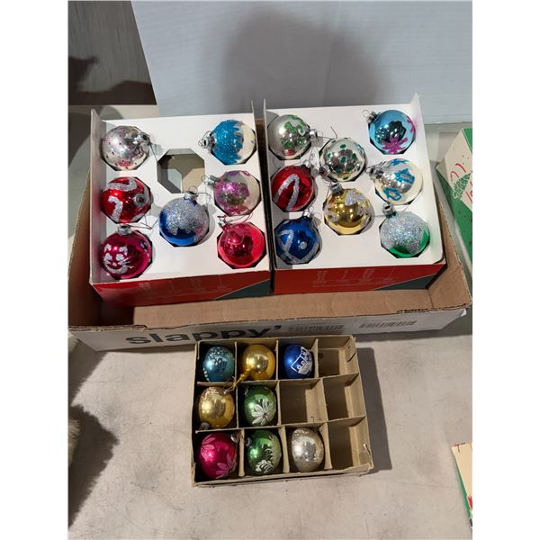 Vintage Christmas ornaments