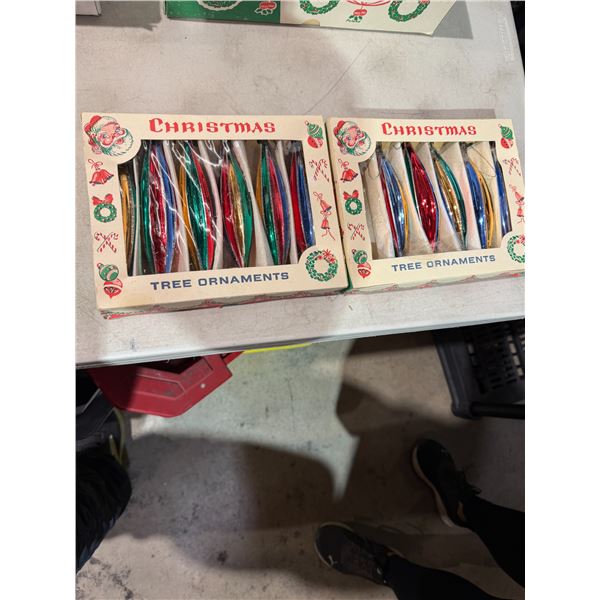 Vintage Christmas tree ornaments