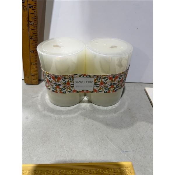 Sand and fog candle candles