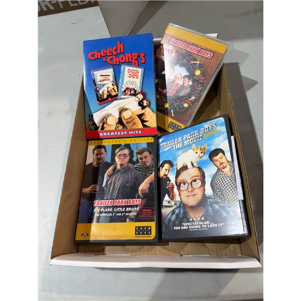 Cheech and Chong trailer Park boys DVDs
