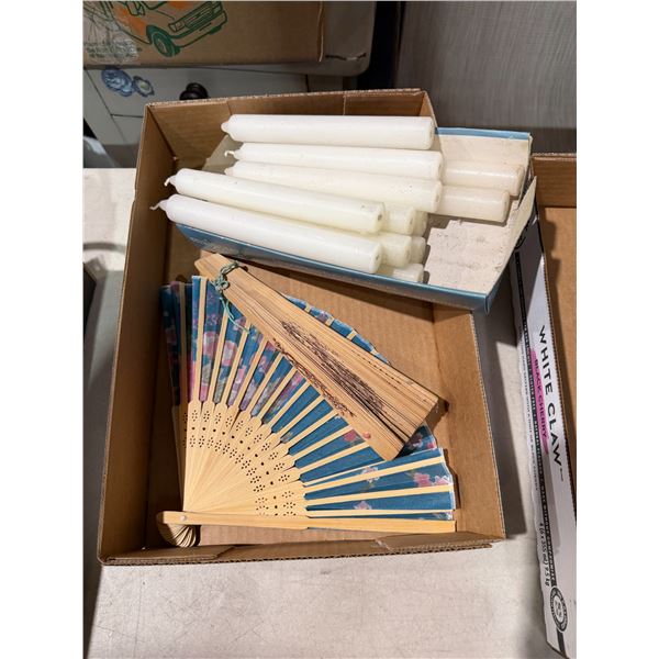 Candles and fans