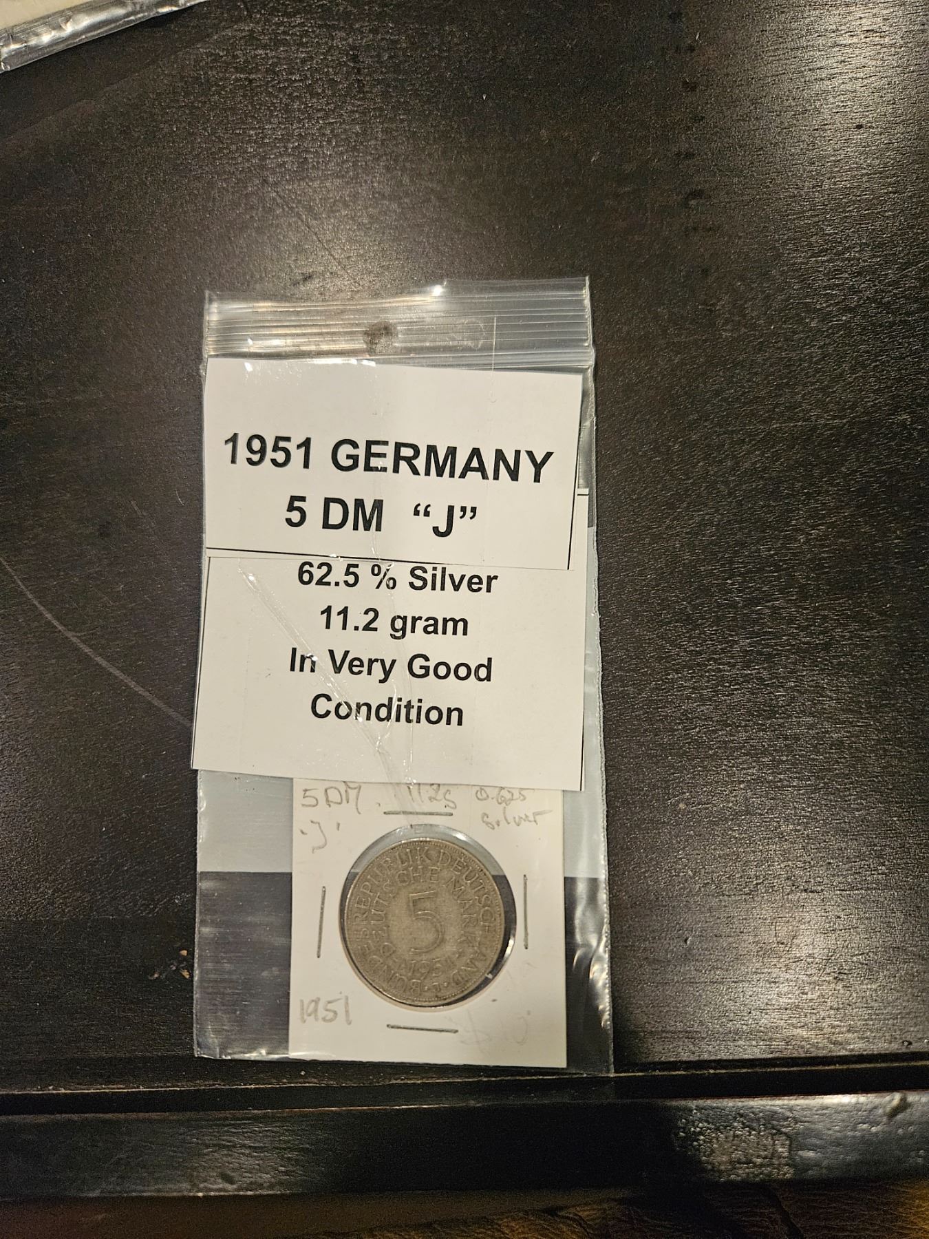1951 Germany 5 DM 