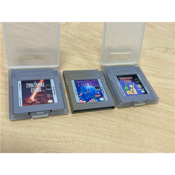 3 Nintendo Game Boy Games Gameboy - see all photos for details, not tested.