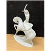Image 2 : Large Royal Dux Czech Porcelain "Lady Godiva" Statue Approx: 10.5"W 13.75"T