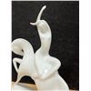 Image 3 : Large Royal Dux Czech Porcelain "Lady Godiva" Statue Approx: 10.5"W 13.75"T