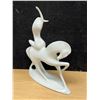 Image 4 : Large Royal Dux Czech Porcelain "Lady Godiva" Statue Approx: 10.5"W 13.75"T