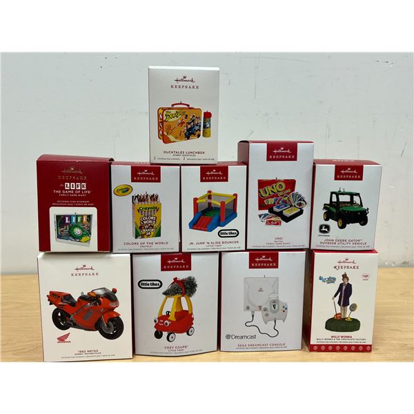 10 Hallmark Keepsake Christmas Ornaments Decorations - see all photos for details