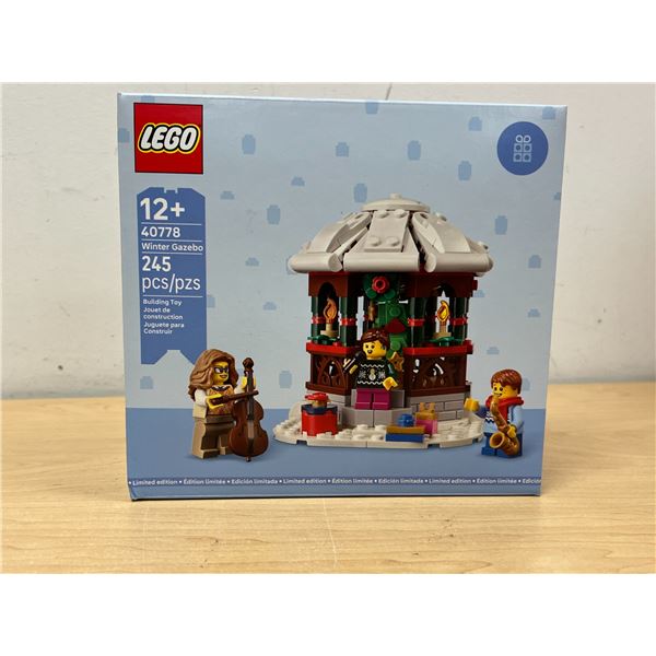 New / Sealed LEGO Limited Edition 40778 Winter Gazebo Building Toy 245 pcs