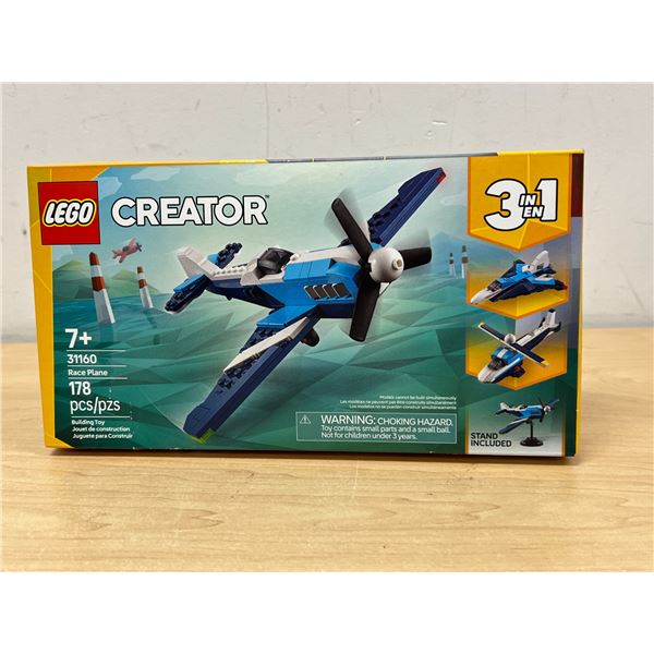 New / Sealed LEGO Creator 31160 Race Plane Building Toy 178 pcs