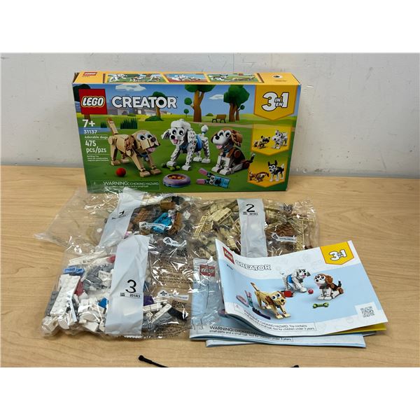 Open LEGO Creator 31137 Adorable Dogs Building Toy 475 pcs