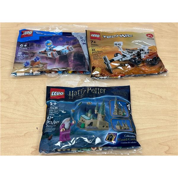 3 New / Sealed LEGO Building Toys - Harry Potter / Space / NASA - see all photos