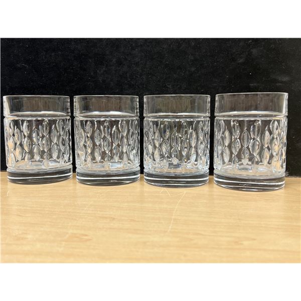 Ralph Lauren Double Old Fashioned Glasses 4" tall