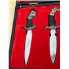 Image 4 : 5 Mini Figural Knives - Knife Set in Holder - Knives approx: 4.25"