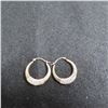 Image 1 : 10K Yellow gold earrings.  Stunning!  Marked 10K on post