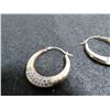 Image 8 : 10K Yellow gold earrings.  Stunning!  Marked 10K on post