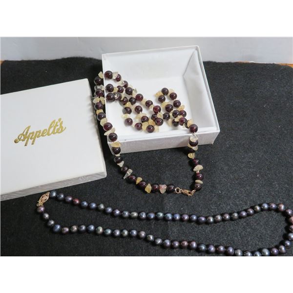 High end vintage necklaces - see description and photos