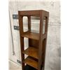 Image 2 : Vintage Kroehler Display Open Shelf with Bottom Storage Approx: 18 x14 & 72"T