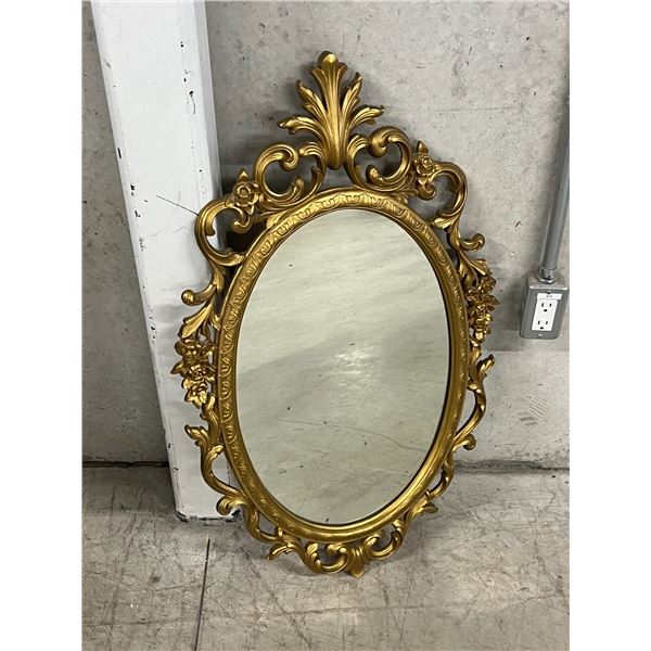 Vintage Syroco Decorative Mirror - Approx: 36.5 x 22.25"
